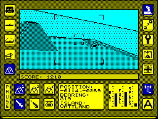 Carrier Command screenshot 3 for ZX Spectrum
